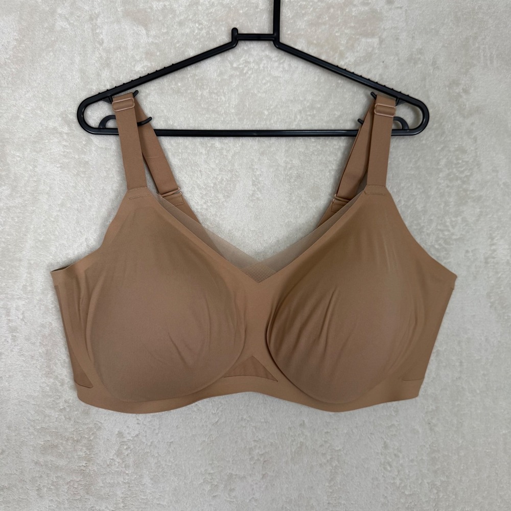 Honeylove 3X+ Crossover Full‎ Support Comfort Bra Nude Beige
